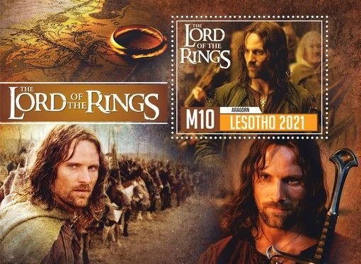 Stamps. Cinema. The Lord of the Rings 2021 year 6 sheets perforated MNH**