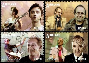 Norway #1686-1689  Used - Music Performers (2012)