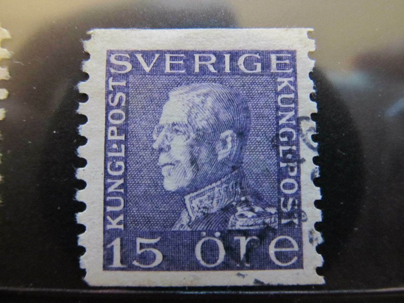 Sweden Sweden Sverige Sweden 1922 Unwmk 15o Perf 10 Fine Green Used A13P1F86-