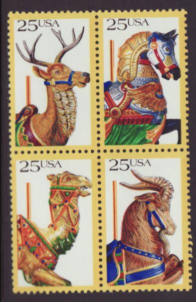 US Carousel Animals 2393a MNH VF