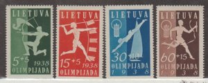 Lithuania Scott #B43-B46 Stamps - Mint Set