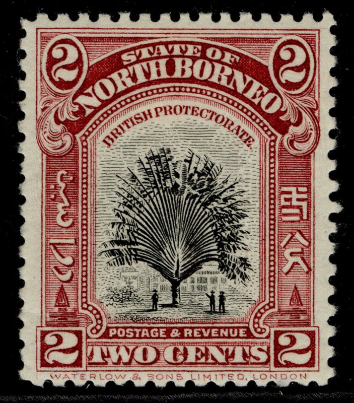 NORTH BORNEO GV SG278, 2c scarlet, M MINT.