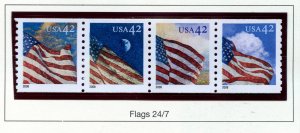 2008 COIL STAMP COMMEMORATIVES OG/MNH - FILLER OR STARTER PAGE -  DETAILS