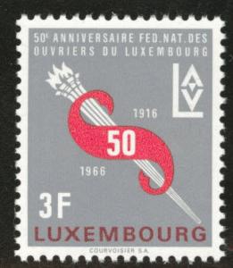 Luxembourg Scott 435 MNH** 1966 stamp