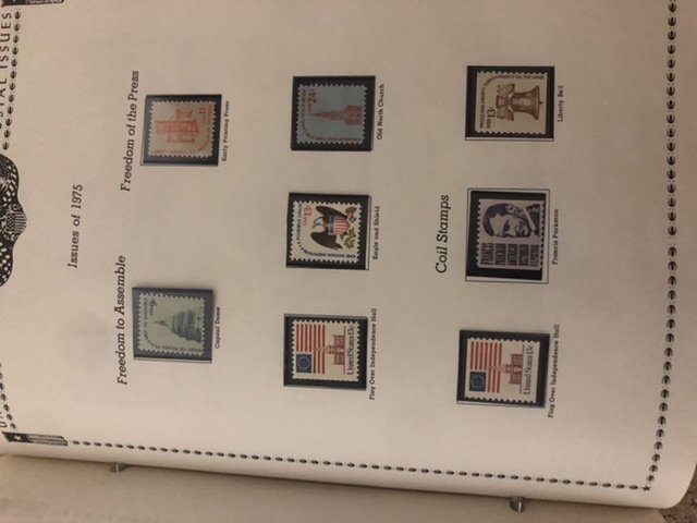 The All American Stamp Album Mint Stamps Very Nice Starts At 1933 Almost Full