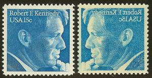 1770 - Robert Kennedy Reverse Offset Image Error / EFO Mint NH