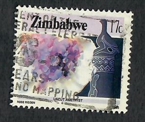 Zimbabwe #502 used single