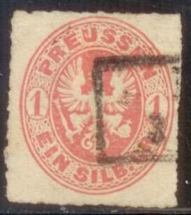 Germany Prussia 1861 SC# 17 Used CH4
