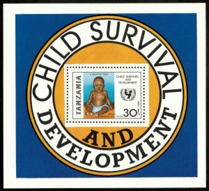 Tanzania 1986 - Child Survival & Development - Souvenir Sheet - Scott 327 - MNH