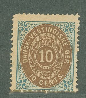 Danish West Indies (& U.S. Virgin Islands) #10a  Single