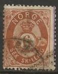 NORWAY 20 USED THIN M1242