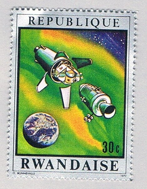 Rwanda 374 MNH Moon Mission 1970 (BP76111)