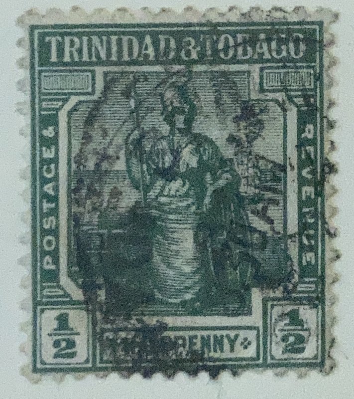 AlexStamps TRINADAD & TOBAGO #1 VF Used 