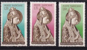 1955 - VATICAN - Scott #197-199 - MH*