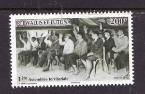 Wallis & Futuna-Sc#707-unused NH set-1st Territorial Assembly-2012-