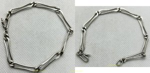 ANTIGUA PULSERA DE PLATA Largo: 19cm