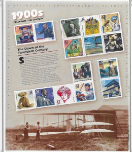 US #3182-3191 1998-2000 COMPLETE MILLENIUM 10 SHEETS - MINT NEVER HINGED