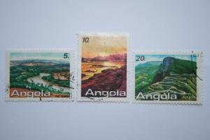Angola 1987. 'Scenic spots'. SG895/96/97. UNH
