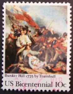 # 1564,  10c Bunker Hill - USED (6261u)