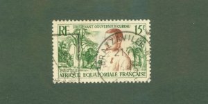 FRENCH EQUATORIAL AFRICA 187 USED BIN $1.00