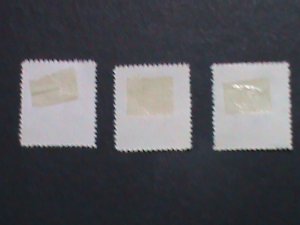 ​CHINA-1958-SC#389-91-R10 PEONEY-LOTUS & CHRYSANTHEMUM FLOWERS- USED VERY FINE