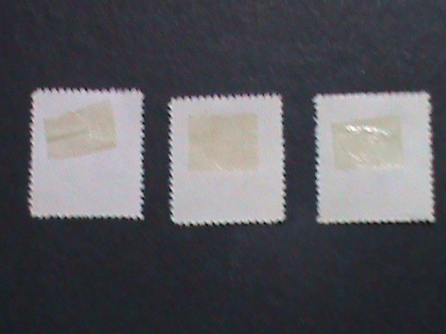 ​CHINA-1958-SC#389-91-R10 PEONEY-LOTUS & CHRYSANTHEMUM FLOWERS- USED VERY FINE