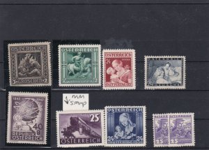 austria mint never hinged stamps ref 16758