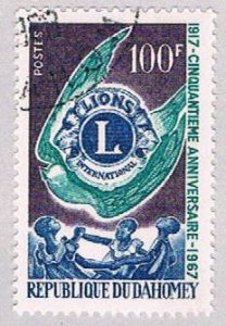 Dahomey 234 Used Lions Club 2 1967 (BP4883)