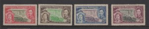 Southern Rhodesia  Scott# 38-41  unused  Hinged  singles