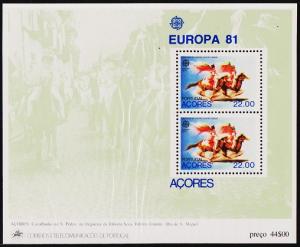 Portugal(Azores). 1981 Miniature Sheet. S.G.MS426 Unmounted Mint