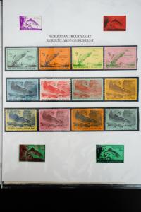US NJ Mint Trout Stamp Collection