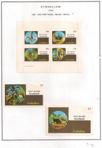 SCOTLAND - EYNHALLOW - 1982 - Fairy Tales #4 - Perf 4v, D/L Sheets-MLH