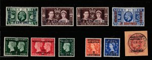 British Commonwealth Overprints,  Clean Lot (~422k)