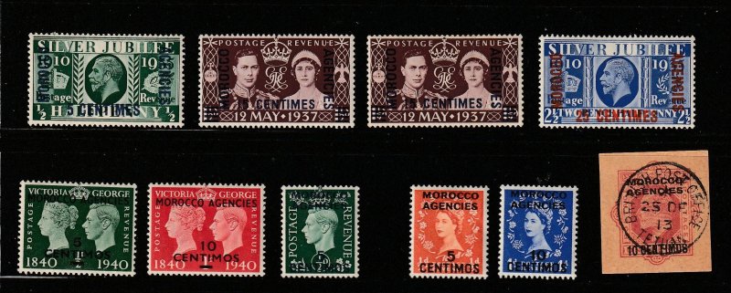 British Commonwealth Overprints,  Clean Lot (~422k)