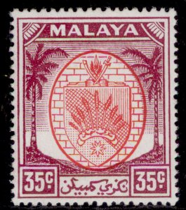 MALAYSIA - Negri Sembilan GVI SG57, 35c scarlet & purple, M MINT.