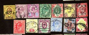 GREAT BRITAIN #127-138 138A USED FVF Cat $410