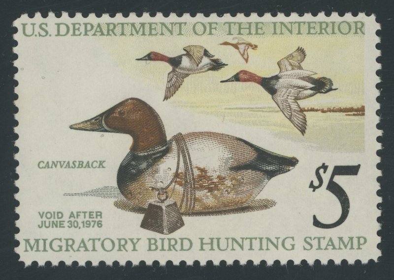 USA RW42 - 1975 Federal Duck Stamp - F/VF Mint never hinged