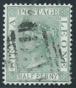 Sierra Leone, Sc #22, 1/2d Used