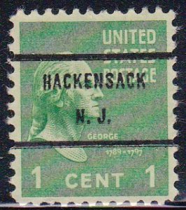 Precancel - Hackensack, NJ PSS 804-71 - Bureau Issue