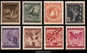 Austria Scott B171-B178 Unused hinged.