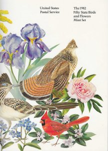 US #1953-2002 $0.20 State Birds & Flowers (MNH) SET. STAMPS & BOOK CV$43.50