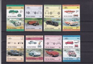 SA19h Niutao, Tuvalu 1980's History of Cars mint pairs