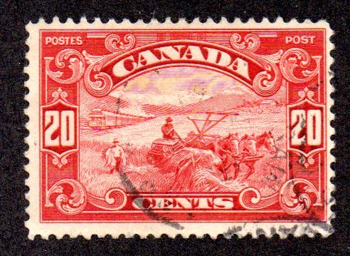 CANADA 157 USED SCV $12.00 BIN $4.80 FARMING