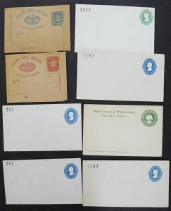 EDW1949SELL : MEXICO Fantastic Mint & Used collection of 60 Postal History items