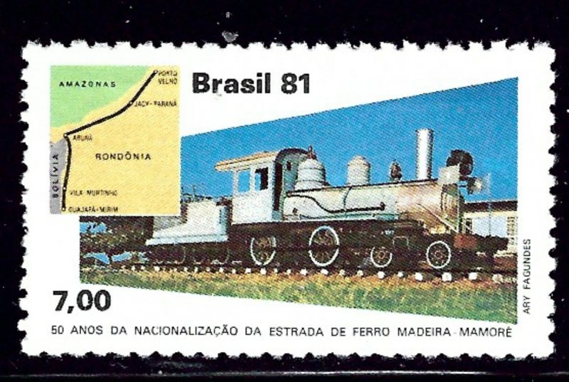 Brazil 1750 MH 1981 Locomotive    (ap1189)