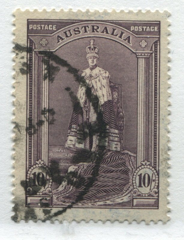 Australia 1938 10/ high value used