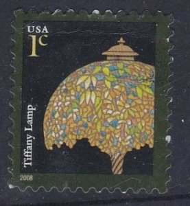 USA -2003 - American Design - Tiffany Lamp - Coil Stamp - 1c - used