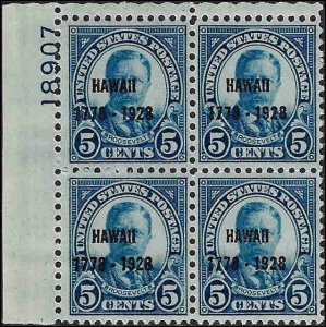 648 Mint,OG,NH... Plate Block of 4... SCV $375.00