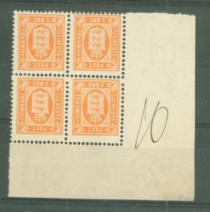 Denmark #O11 Mint (NH) Multiple