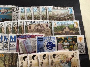 Mauritius used duplicated stamps  A12674